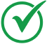 green checkmark